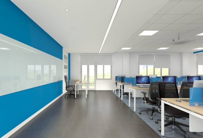 Mẫu thiết kế phòng dạy học đẹp của Cao đẳng Công Thương Hồ Chí Minh